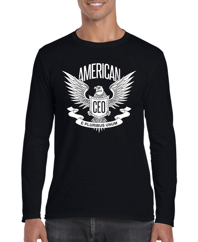 American CEO Patriotic Eagle Men's Long Sleeve Shirt
